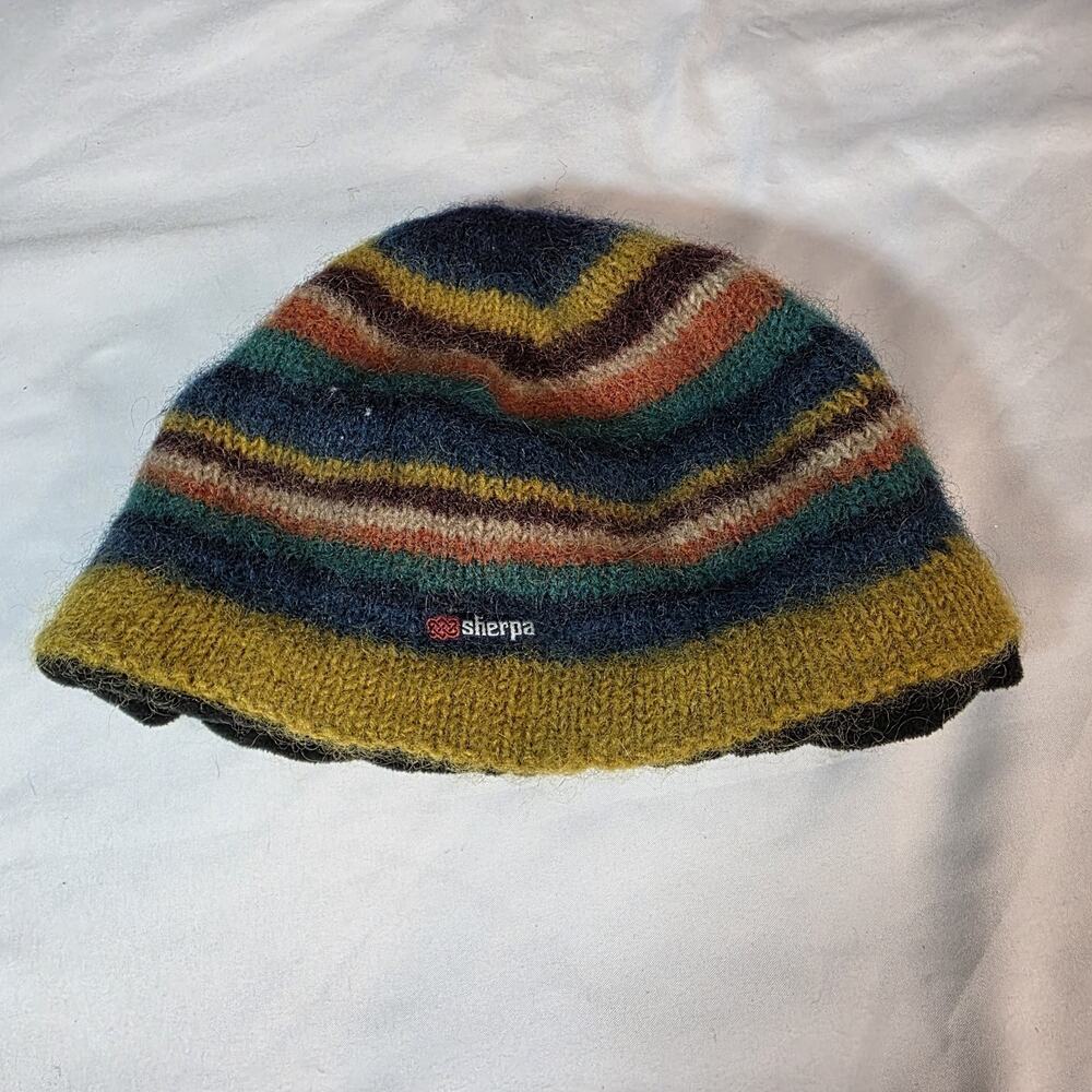 Sherpa Adventure Gear 100% Lambswool Knit Beanie Lined Hat Outdoor Adult OS